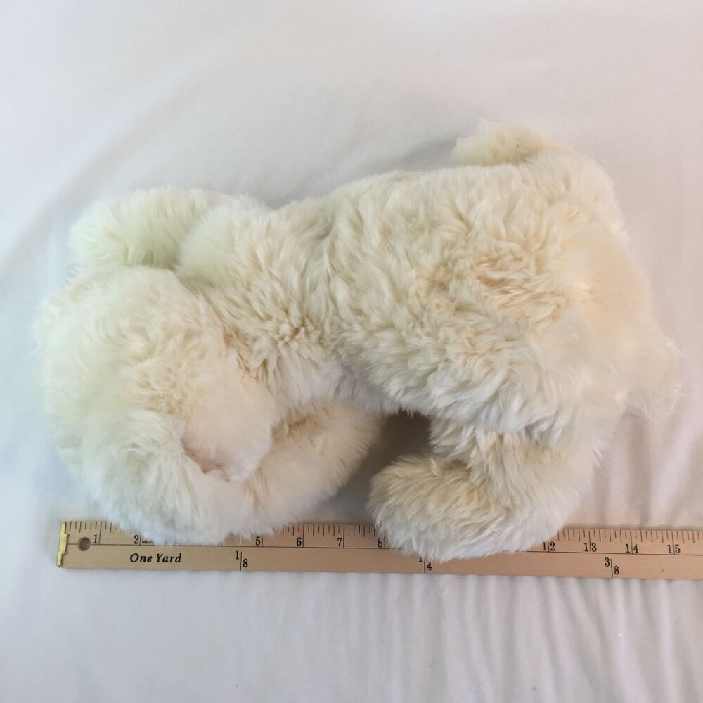 Vintage Ty Classic Honey Cream Puppy Dog Plush 14" Stuffed Animal Toy 1995 - Picture 9 of 9